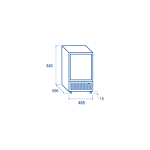 Ψυγείο αναψυκτικών TKG 120B 55lt