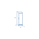 Βιτρίνα συντήρησης TKG 390B 350lt