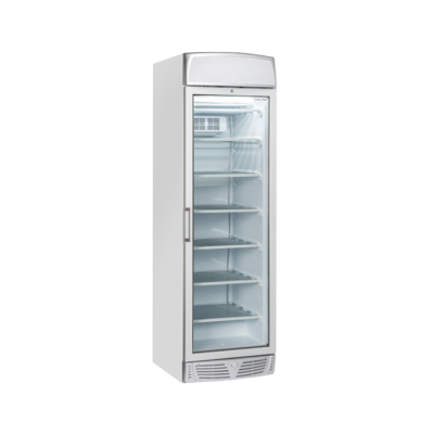 Οριζόντιος καταψύκτης TNG 390C με διαφημιστική μετώπη 300 lt.