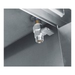 Μπέν μαρί βιτρίνα επιδαπέδιο με αποθήκη 138x70x130 εκ BM-MD138