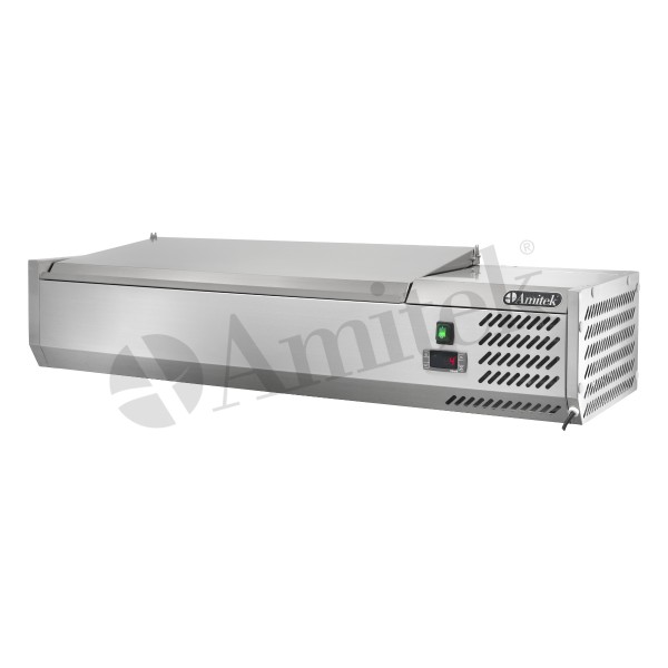 Ψυχόμενη βιτρίνα σαλατών AK12438L 120Χ40Χ61