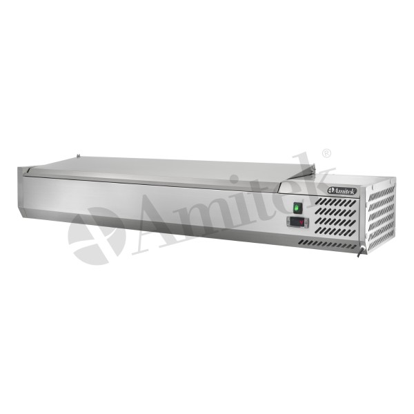 Ψυχόμενη βιτρίνα σαλατών AK15438L 150Χ40Χ61