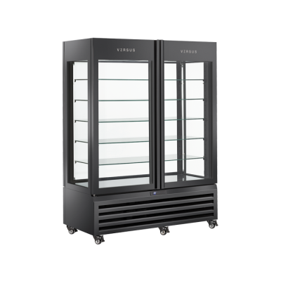 Βιτρίνα ζαχαροπλαστικής VFP 804B κατάψυξη 800lt (Μαύρη)