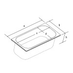 Λεκανάκι παγωτού στενό VG3612