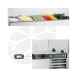 Ψυγείο σαλατών επιτραπέζιο για 7 GN 1/4 1500x335x225(435) εκ VK33-150