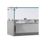 Ψυγείο σαλατών επιτραπέζιο για 6 GN 1/3 1500x395x225(435) εκ VK38-150