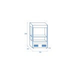 Βιτρίνα κρεάτων VS 12 (Πλάτους 1250mm)