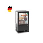 Ψυγείο βιτρίνα συντήρηση επιτραπέζιο μάυρο 700358G 43,5x38,5x80,5 εκ