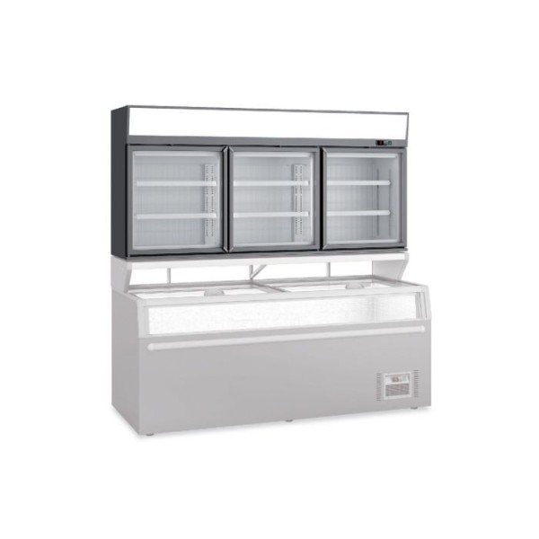 Βιτρίνα κατάψυξης τριπλή επιτοίχια 559lt  ALASKA 210 HO-24.02.006.0001