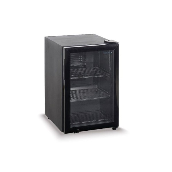 Ψυγείο βιτρίνα συντήρηση επιτραπέζιο μάυρο 43,2x49,6x66,8 εκ BC60