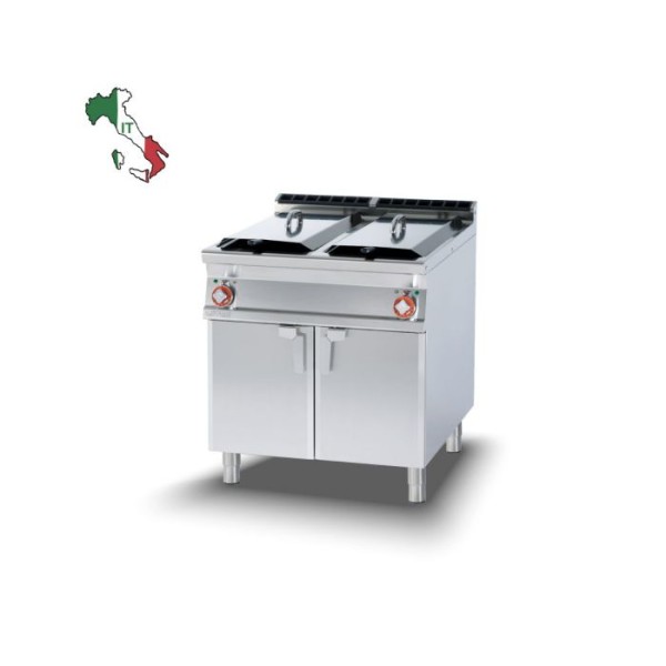 Φριτέζα ηλεκτρική επιδαπέδια διπλή 18+18 lt F2/18-98ET