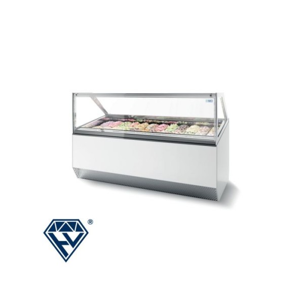 Βιτρίνα παγωτού 18 γεύσεων MILLENNIUM 170 ST