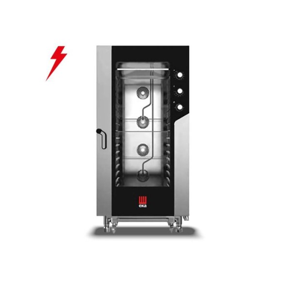 Φούρνος ηλεκτρικός κυκλοθερμικός με υγραντήρα 20 θέσεων (GN 1/1) MKF 2011 S