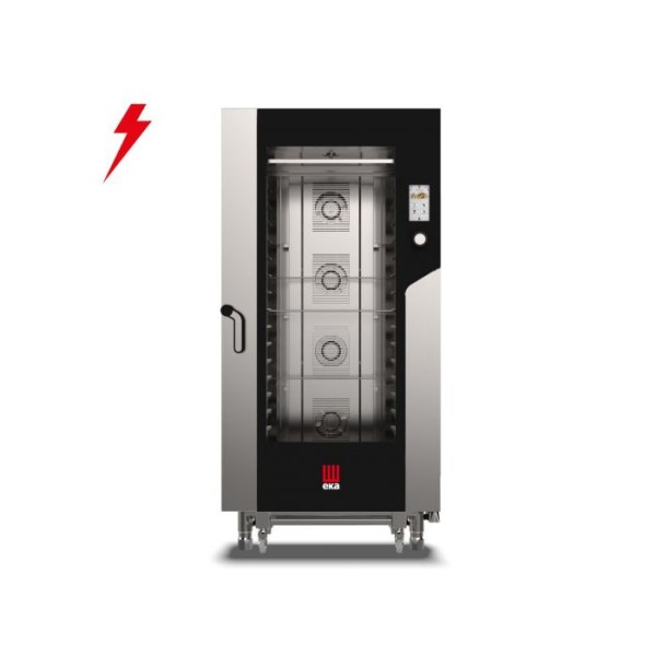 Φούρνος κυκλοθερμικός 20 θέσεων GN 1/1 απευθείας ψεκασμού με ενσωματωμένο πλύσιμο MKF 2011 TS