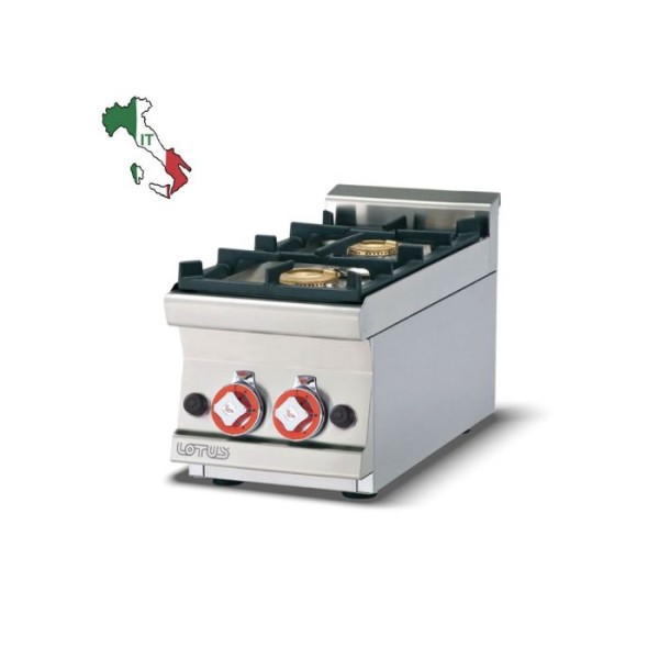 Εστία αερίου διπλή PCT-63G