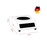 Επαγωγική εστία ηλεκτρονική WOK 105929 | IW50
