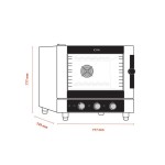 Φούρνος Icon 5 θέσεων μηχανικός ICEM051E