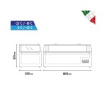 Βούτα μέσης / πλάτης συντήρηση - κατάψυξη 745lt MANHATTAN 18  HO-24.02.004.0001 ENERGY CLASS E