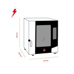 Φούρνος κυκλοθερμικός 7 θέσεων GN 1/1 απευθείας ψεκασμού με ενσωματωμένο πλύσιμο MKF 711 BM