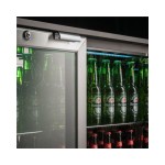 Ψυγείο βιτρίνα συντήρηση επιτραπέζιο με 3 πόρτες 135x53x89.6 εκ S 298 XH