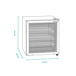 Βιτρίνα κατάψυξης επιτραπέζια UF100G HO-45.01.024.0001
