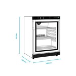 Βιτρίνα κατάψυξης επιτραπέζια  UF200VG HO-45.01.026.0001