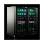 Ψυγείο βιτρίνα συντήρηση επιτραπέζιο με 2 πόρτες 90x53x89.6 εκ S 198 XH