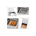 Θερμαντικό hot dog μονό με βρυσάκι απορροής WEV 12