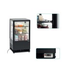 Ψυγείο βιτρίνα συντήρηση επιτραπέζιο μάυρο 700358G 43,5x38,5x80,5 εκ