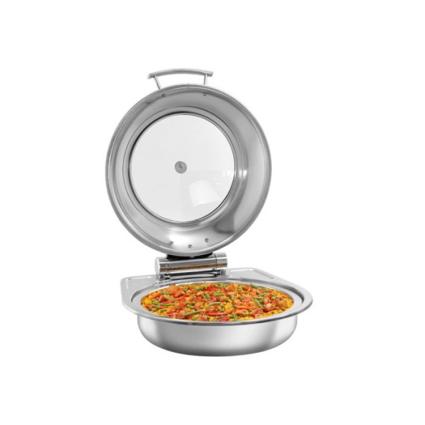 Chafing Dish Flexible στρογγυλό με soft close & παράθυρο ελέγχου 500846