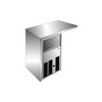 Παγομηχανή με σύστημα ψεκασμού & παγάκι Gourmet 40Kg SCE 40 Xsafe