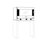 Φούρνος κυκλοθερμικός με υγραντήρα ALFA 425H-2