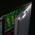 Βιτρίνα συντήρησης Back Bar Inox με ανοιγόμενες πόρτες S 185 XH