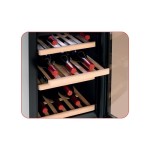 Ψυγείο Βιτρίνα κρασιών 2 θερμοκρασιών στενή (Slim) συντήρηση μάυρο 39.6X58X103 εκ 700130