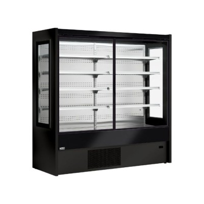 Self service συντήρησης με συρόμενες πόρτες και πανοραμικά πλαϊνά CHAMONIX B200 SP VIEW 2000 BLACK