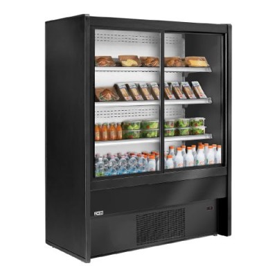 Self service συντήρησης με συρόμενες πόρτες CHAMONIX B200 VIEW 1200 BLACK