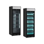 Βιτρίνα συντήρησης με φωτιζόμενη μετώπη EKG 390 C BLACK