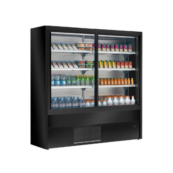 Self service με συρόμενες πόρτες OLIMPO B200 VIEW 2000 BLACK