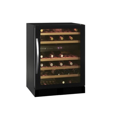 Ψυγείο βιτρίνα 2 θερμοκρασιών frameless κρασιών επιτραπέζιο μάυρο 59.5x57x82 εκ TFW200-2F