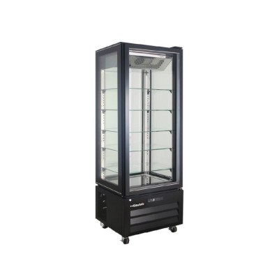 Βιτρίνα συντήρησης πανοραμική VICTORIA 65 NFP BLACK