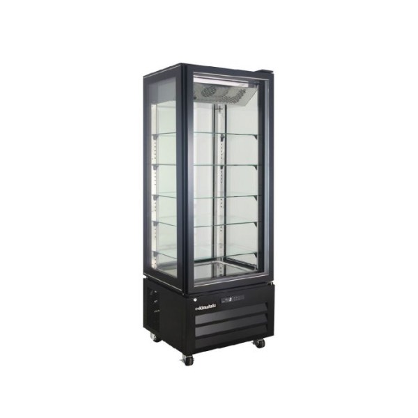 Βιτρίνα συντήρησης πανοραμική VICTORIA 65 NFP BLACK