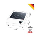 Επαγωγική εστία αναλογική 105837| IK 35SK