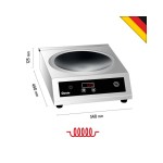 Επαγωγική εστία ηλεκτρονική WOK 105986 | IW35