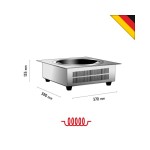 Επαγωγική εστία ηλεκτρονική εντοιχιζόμενη WOK 105997 | IW35-EB