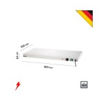 Θερμαινόμενη επιφάνεια 900mm 114361 | WP450