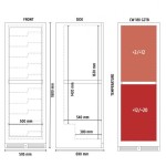 ΨΥΓΕΙΟ ΣΥΝΤΗΡΗΣΗΣ ΚΡΑΣΙΩΝ CW 180 G2TB 0.60 x 0.70 x 1.80 2 ΖΩΝΕΣ ΨΥΞΗΣ KLIMAITALIA