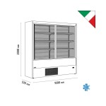 Self service με συρόμενες πόρτες OLIMPO B200 VIEW 1000 BLACK