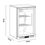 Βιτρίνα συντήρησης μονή Back Bar S 98 XH