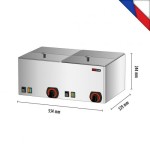 Θερμαντικό hot dog διπλό WE 11