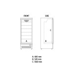 Βιτρίνα συντήρησης MR75 TN1 Black